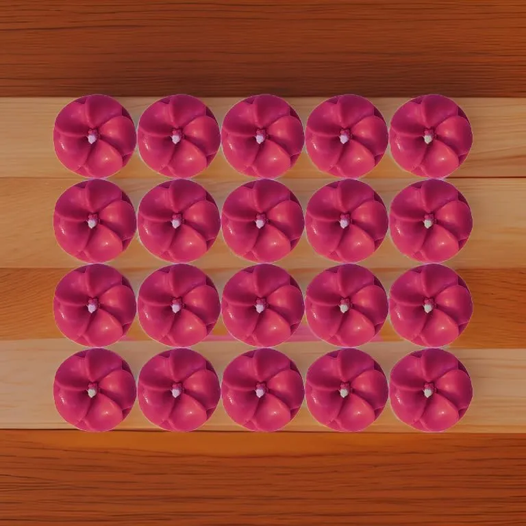 SS Enterprise Floating Candles SOYA Wax Candles Home Decor | Smoke Free Floating Candles Diwali Candle | Burning Time 3 Hrs Pack of 20 Unscented Candles