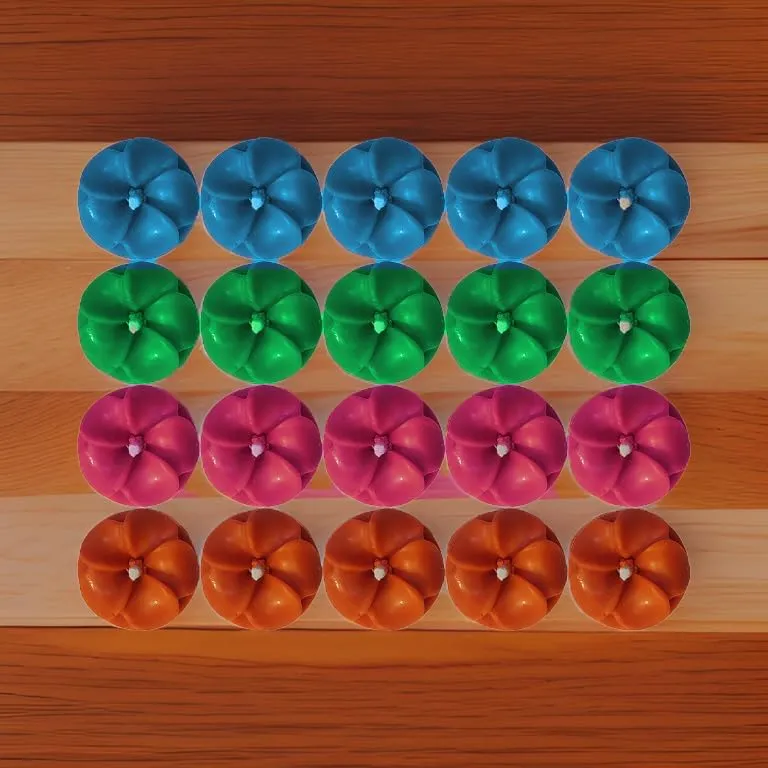 SS Enterprise SOYA Wax Floating Candles, Home Decor, Smoke Free, Burning Time 3 Hours, Pack of 20, Unscented