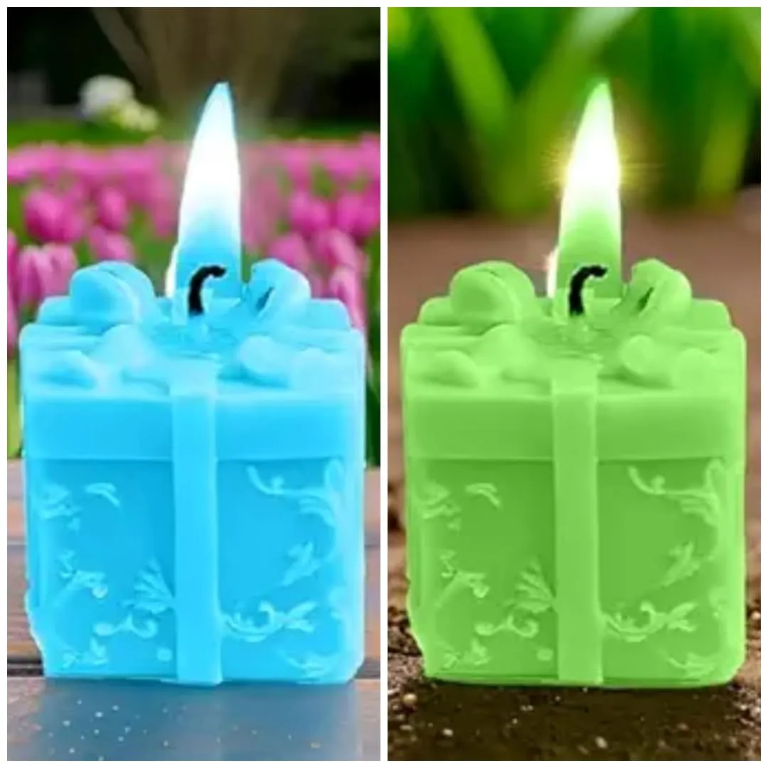 SS Enterprise Organic Soy Wax Bubble Candle for Home Decor | Scented Aromatic Fragrance Candles | Smoke-Free Pillar Candle