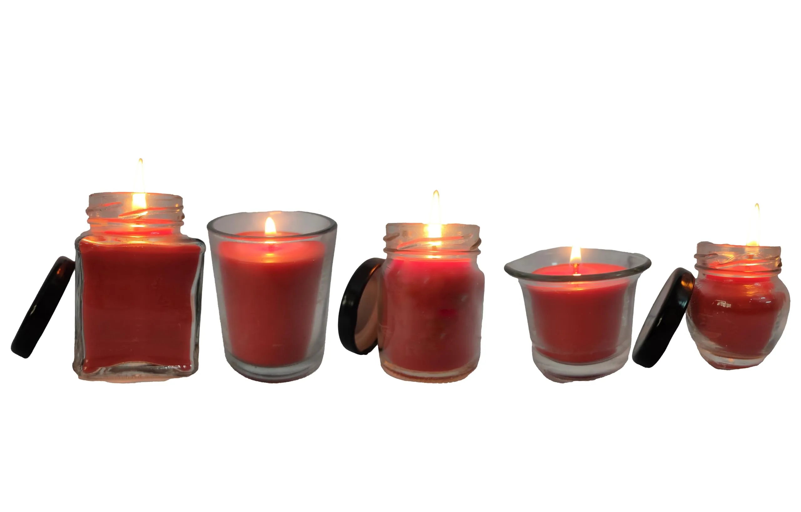 Jar Candle for Home Decorationa | Diwali Candle | Valaentine Day Decoration Candle | Organic SOYA Wax Candle | 44 Hrs Burn Time