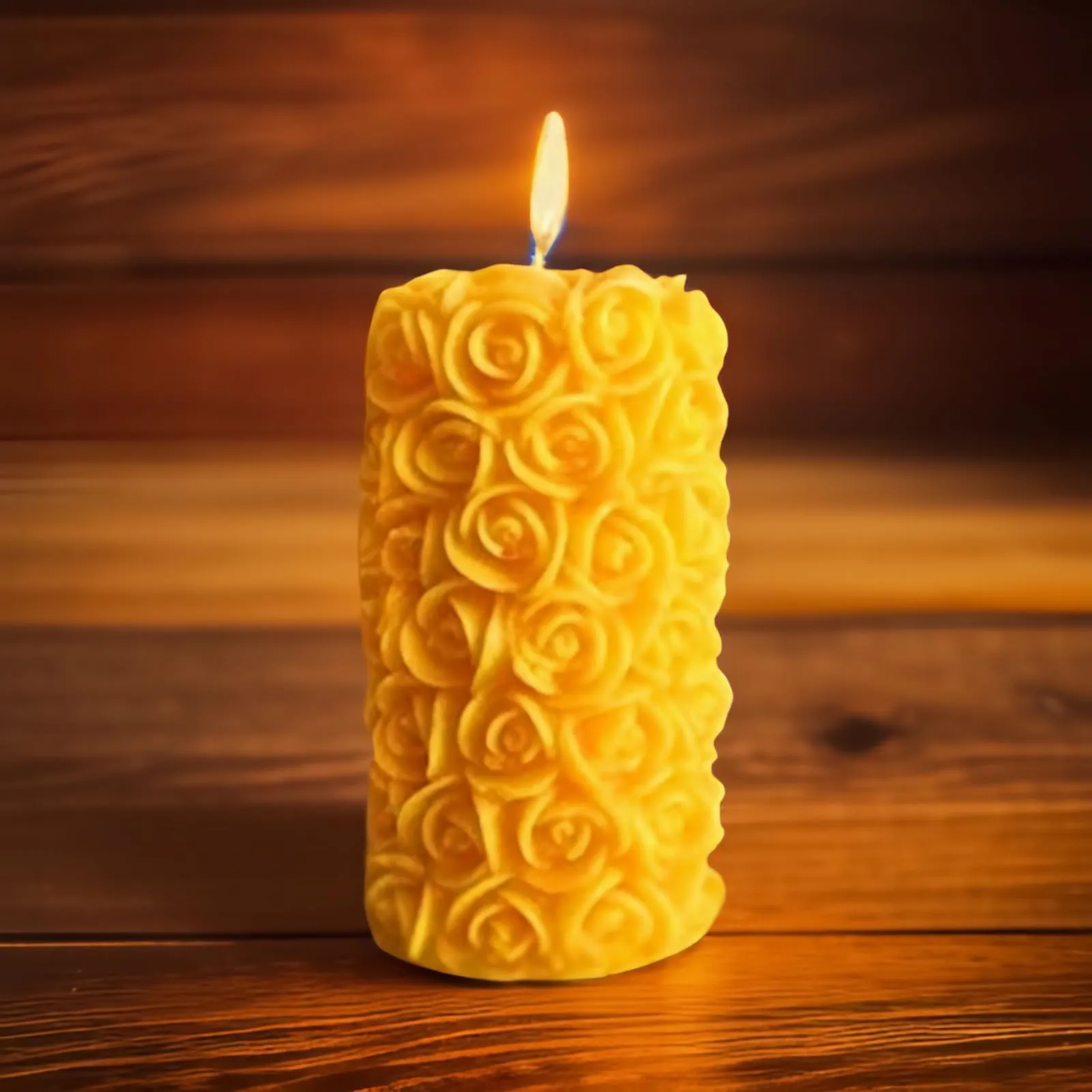Rose Flower Shape Candle for Home Decor | Romantic Fragrance Candles | Smoke-Free Pillar Candle | Romantic Night