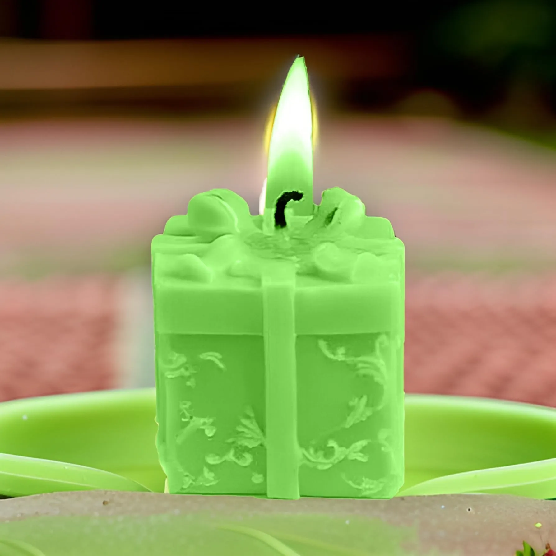 SS Enterprise Organic Soy Wax Gift Shape Candle for Home Decor | Scented Aromatic Fragrance Candles | Smoke-Free Pillar Candles