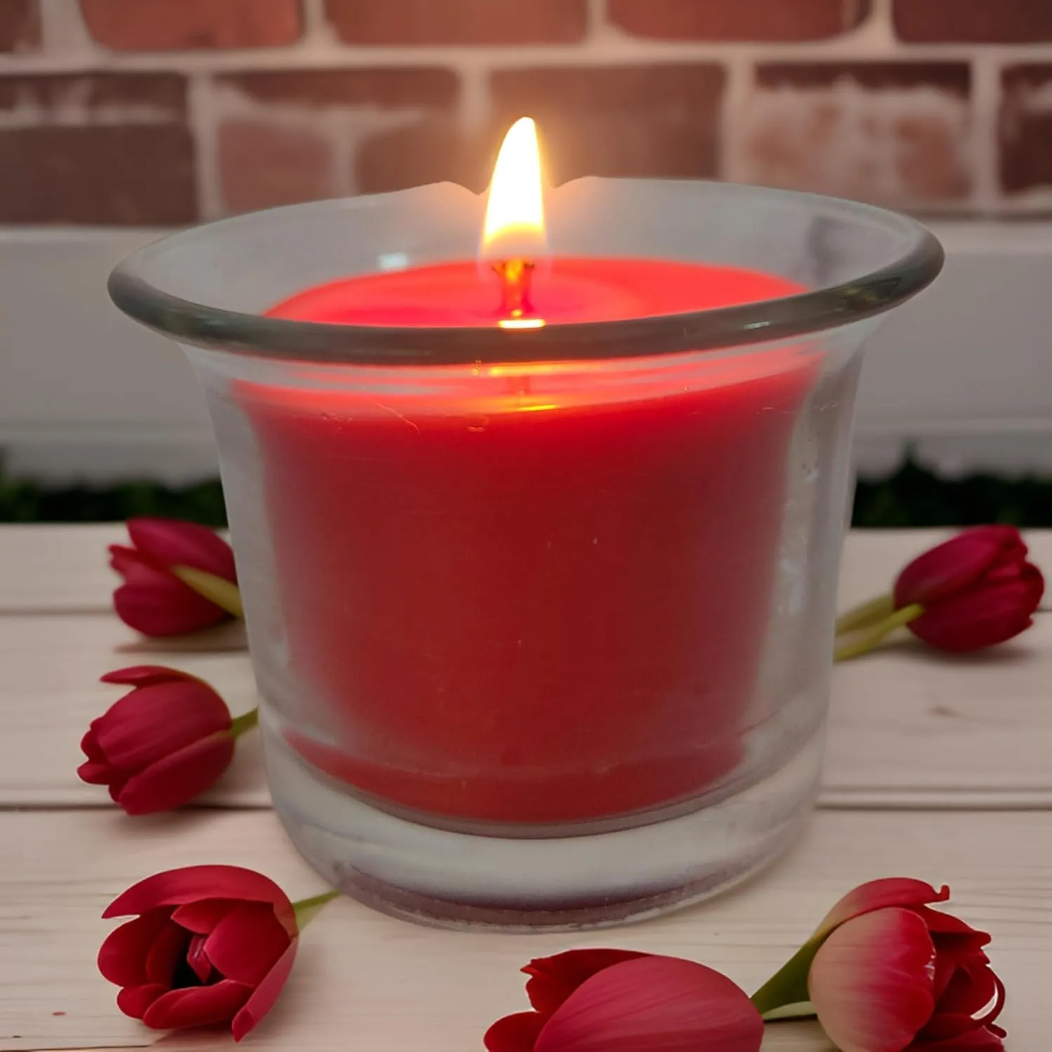 SS Enterprise Organic SOYA Wax Candles for Home Decor, Diwali, Valentine's Day, 44 Hours Burn Time, Set of 5, Stainless Steel Jars