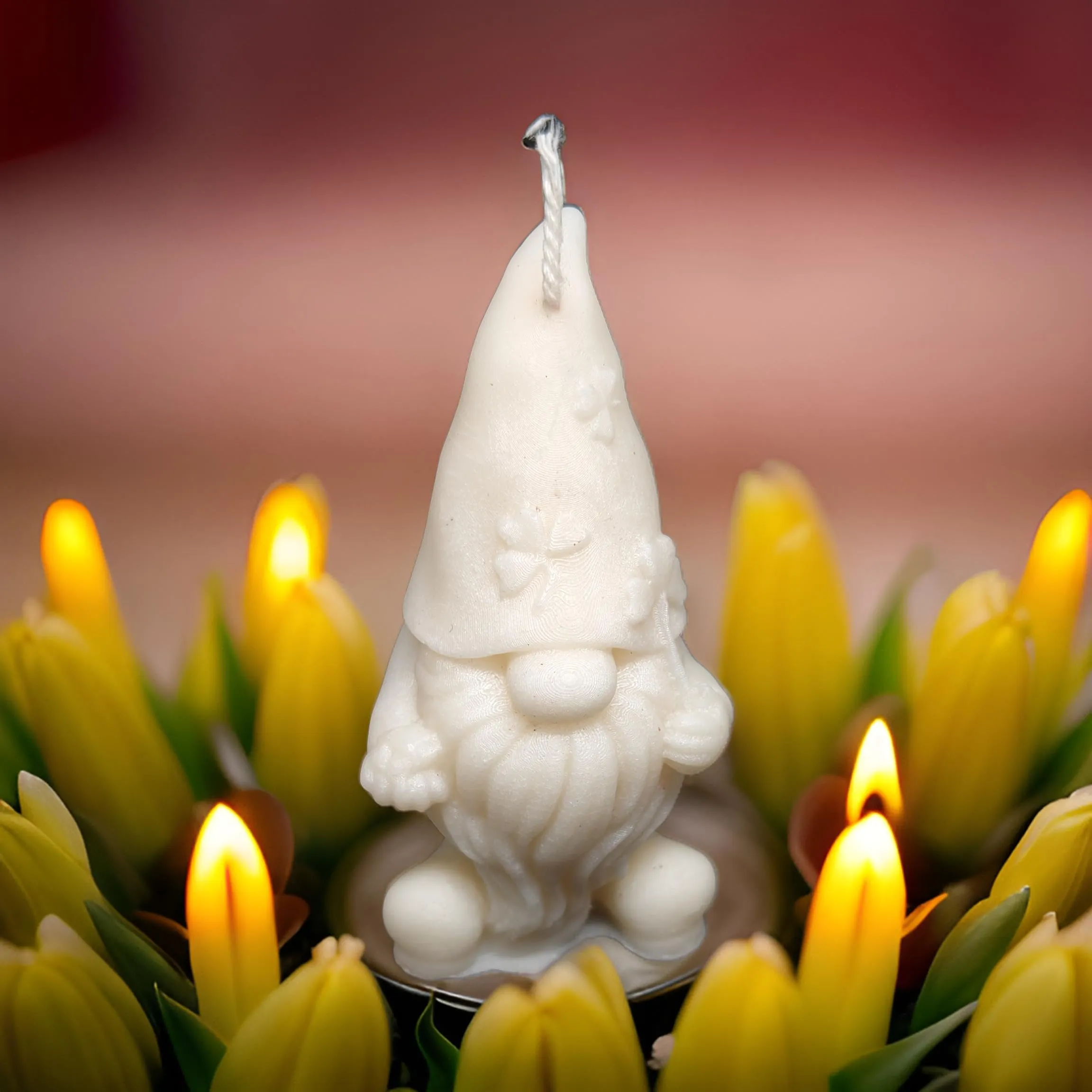 SS enterprise Christmas Scented Wax Candle | Xmas Candle | Santa, Gift & Tree | Organic Soy Wax Piller Candle for Decor | Smoke-Free Candle | Xmas Decoration Accessories