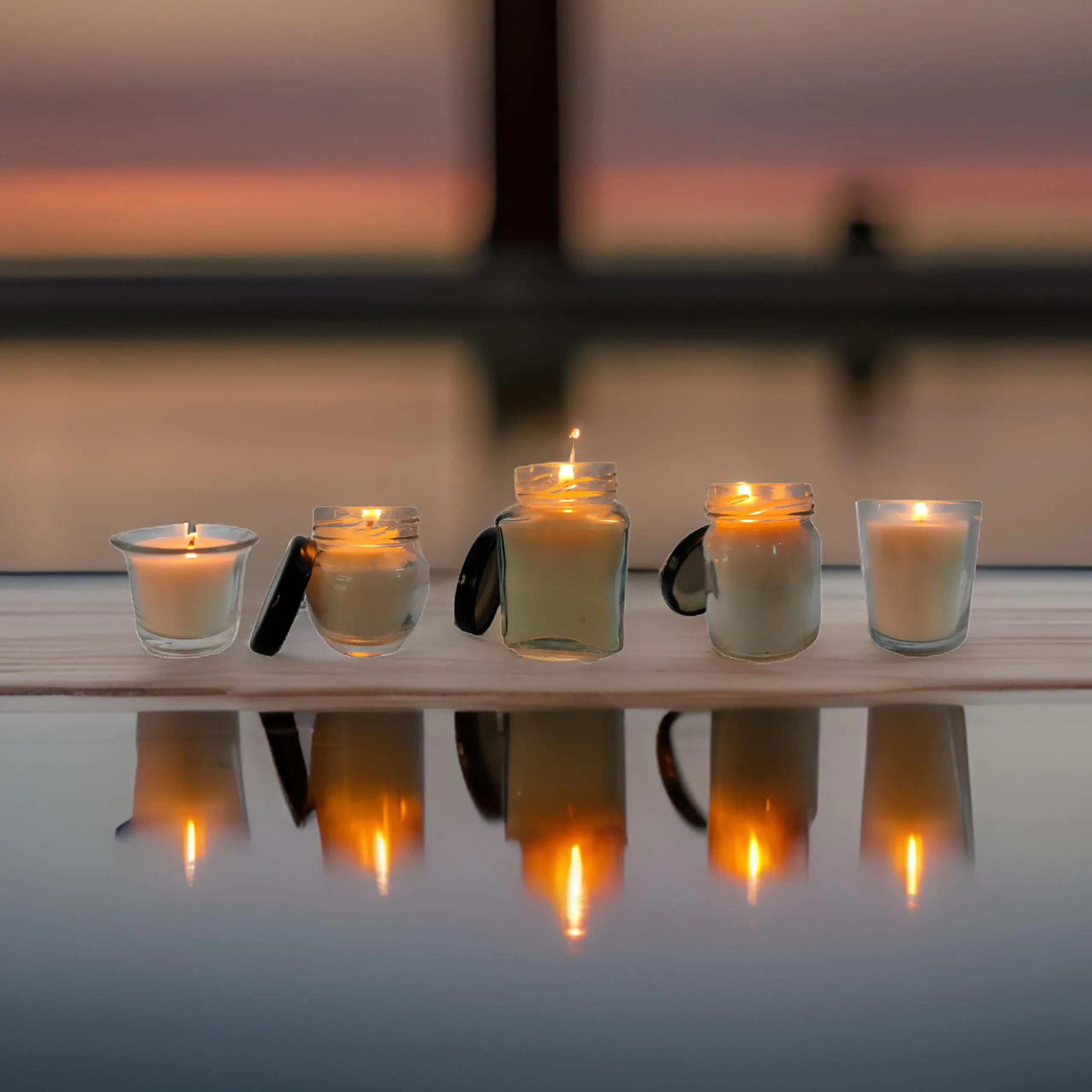 Jar Candle for Home Decorationa | Diwali Candle | Valaentine Day Decoration Candle | Organic SOYA Wax Candle | 44 Hrs Burn Time