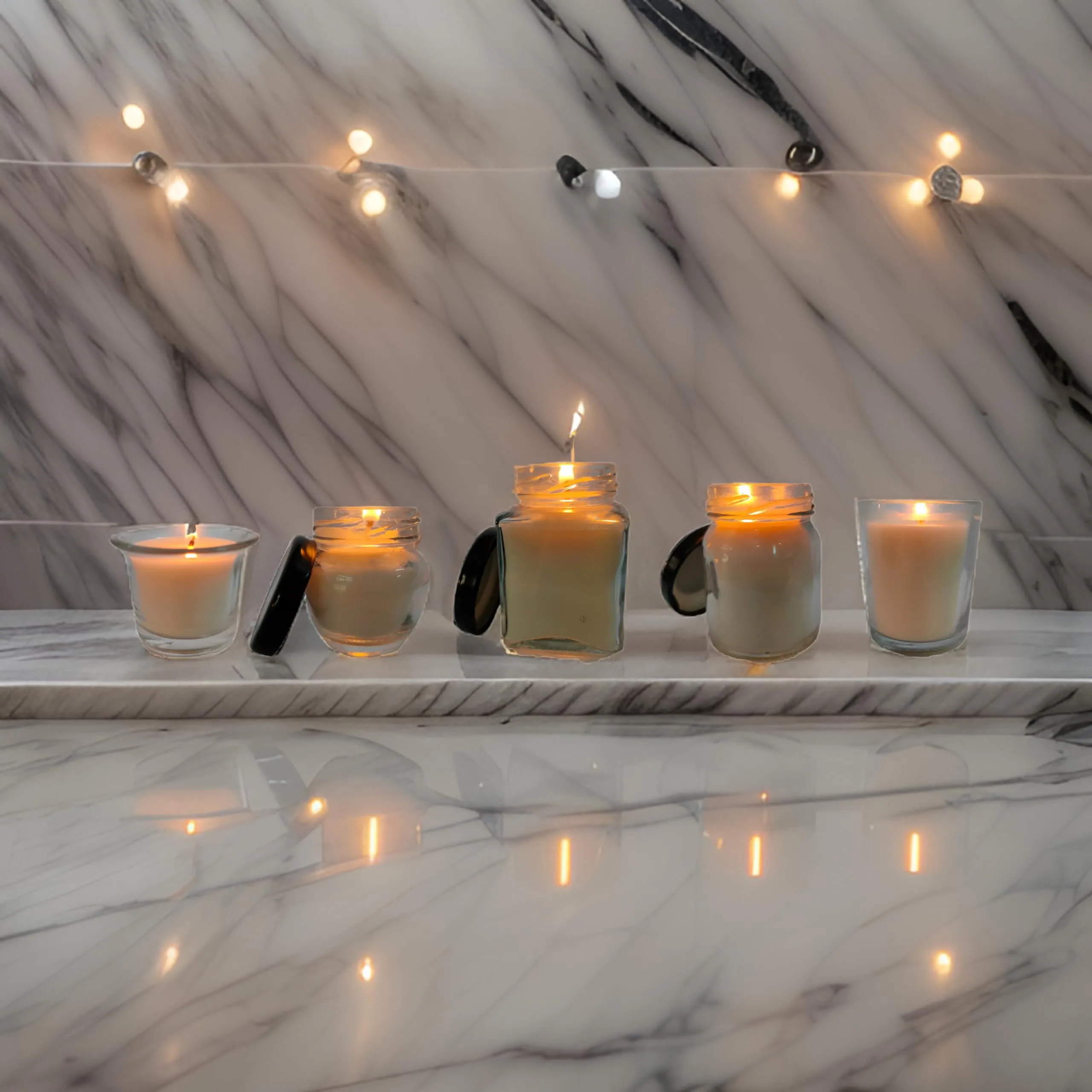 Jar Candle for Home Decorationa | Diwali Candle | Valaentine Day Decoration Candle | Organic SOYA Wax Candle | 44 Hrs Burn Time