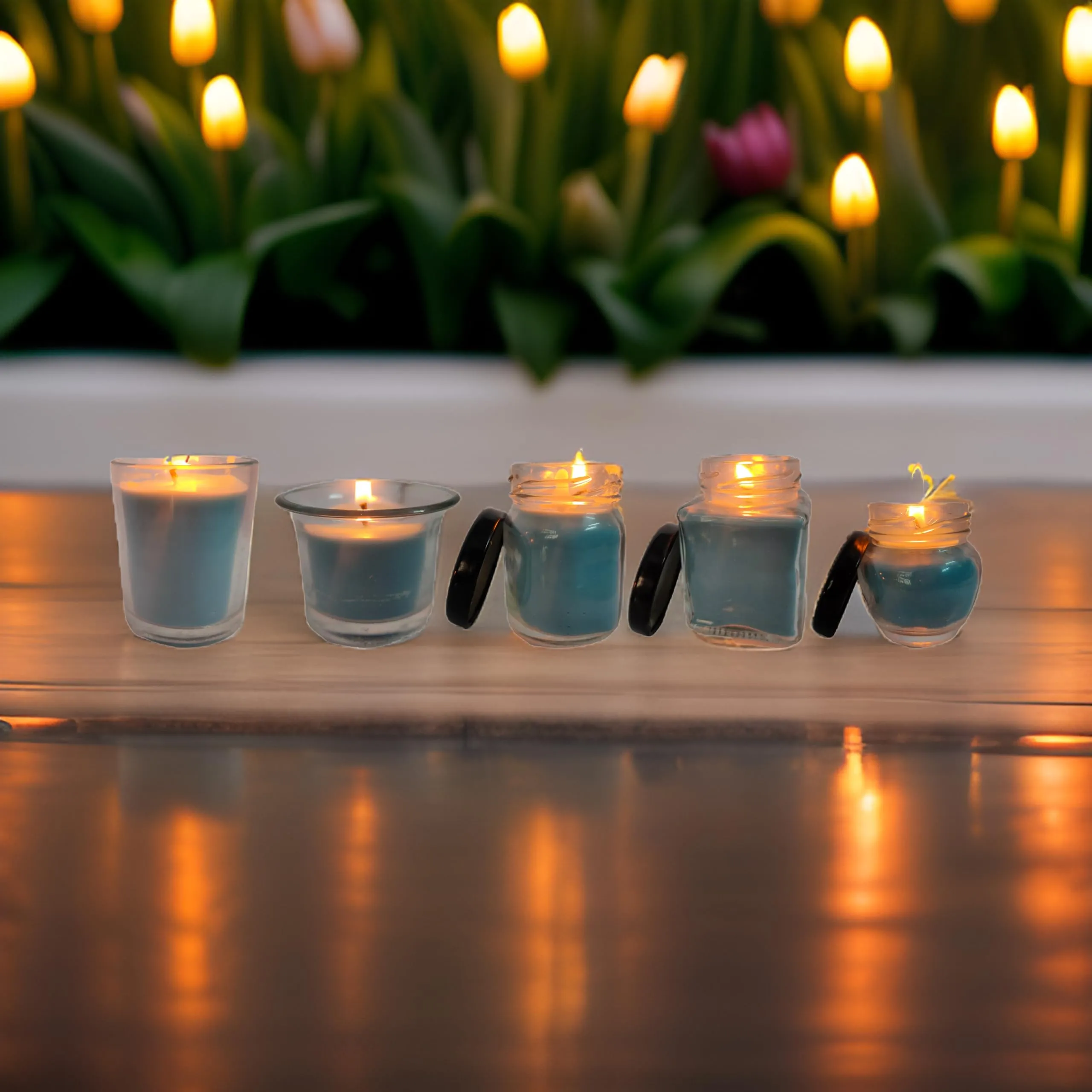 Jar Candle for Home Decorationa | Diwali Candle | Valaentine Day Decoration Candle | Organic SOYA Wax Candle | 44 Hrs Burn Time