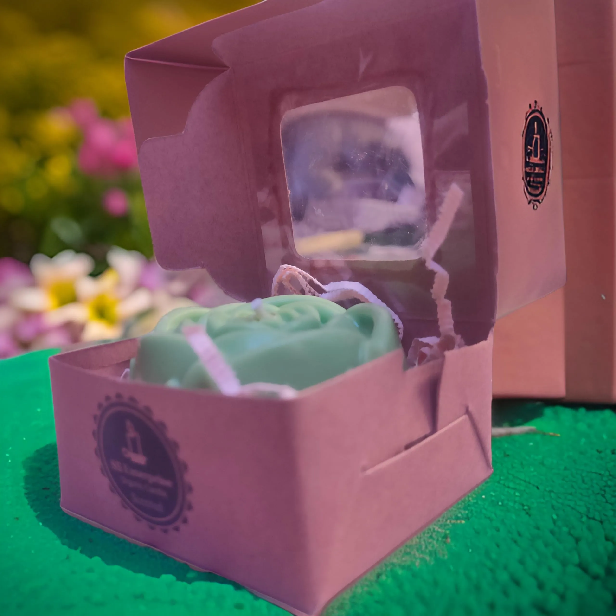 Rose Fragrance Pillar Soy Wax Organic Candles| Rose Shape Scented Candles Perfect for Home Decor,Birthday,Wedding| Smokeless