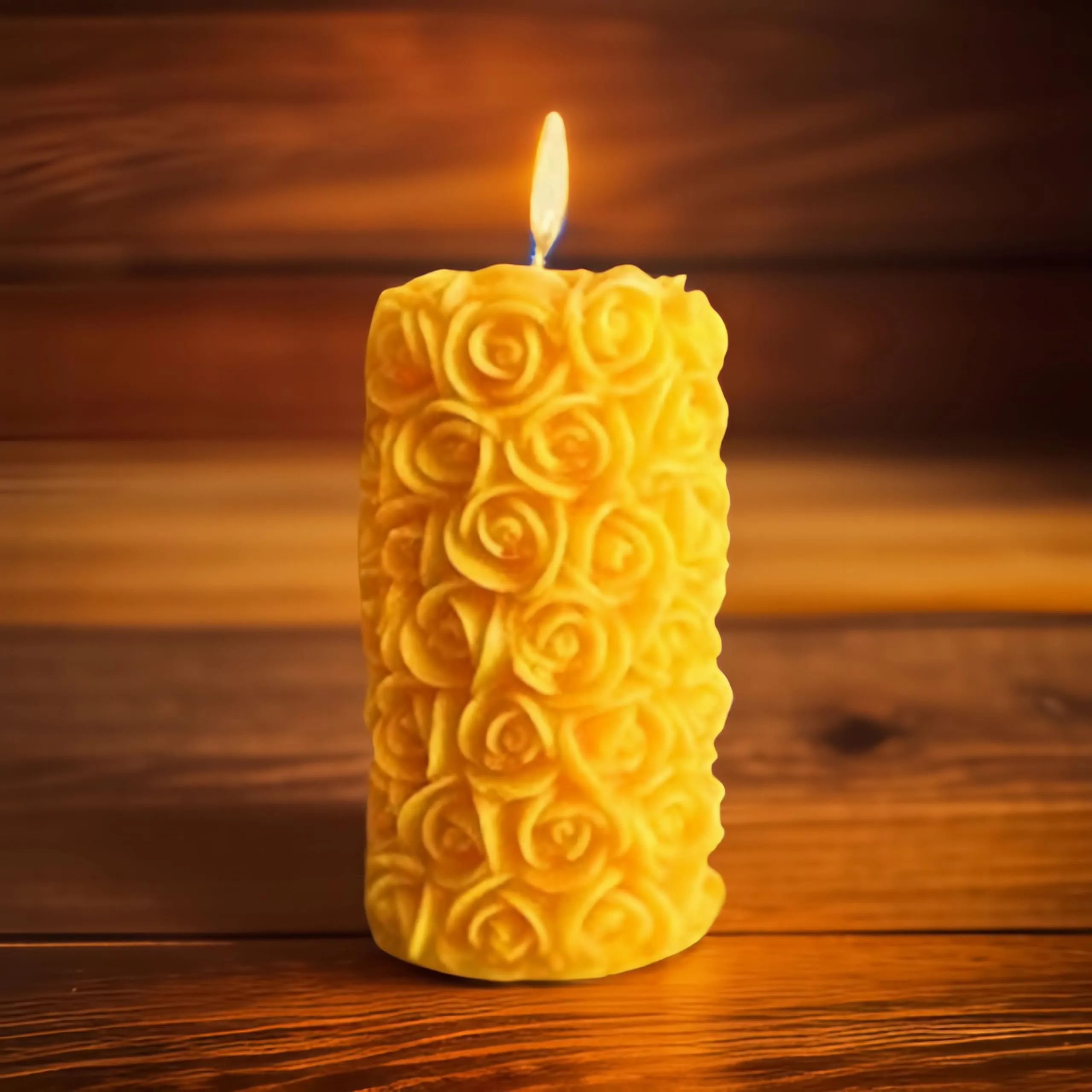 Rose Flower Shape Candle for Home Decor | Romantic Fragrance Candles | Smoke-Free Pillar Candle | Romantic Night