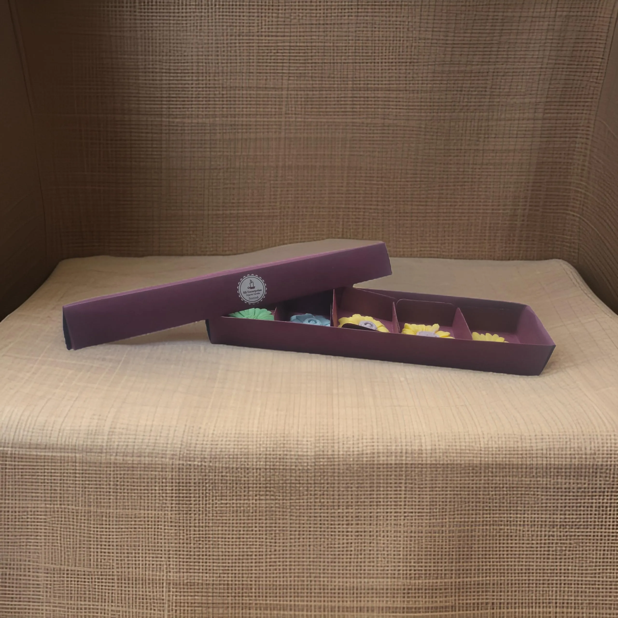 Floating Candle Set of 6 Candle | Diwali Candle SOYA Wax Candle | Organic Candle |