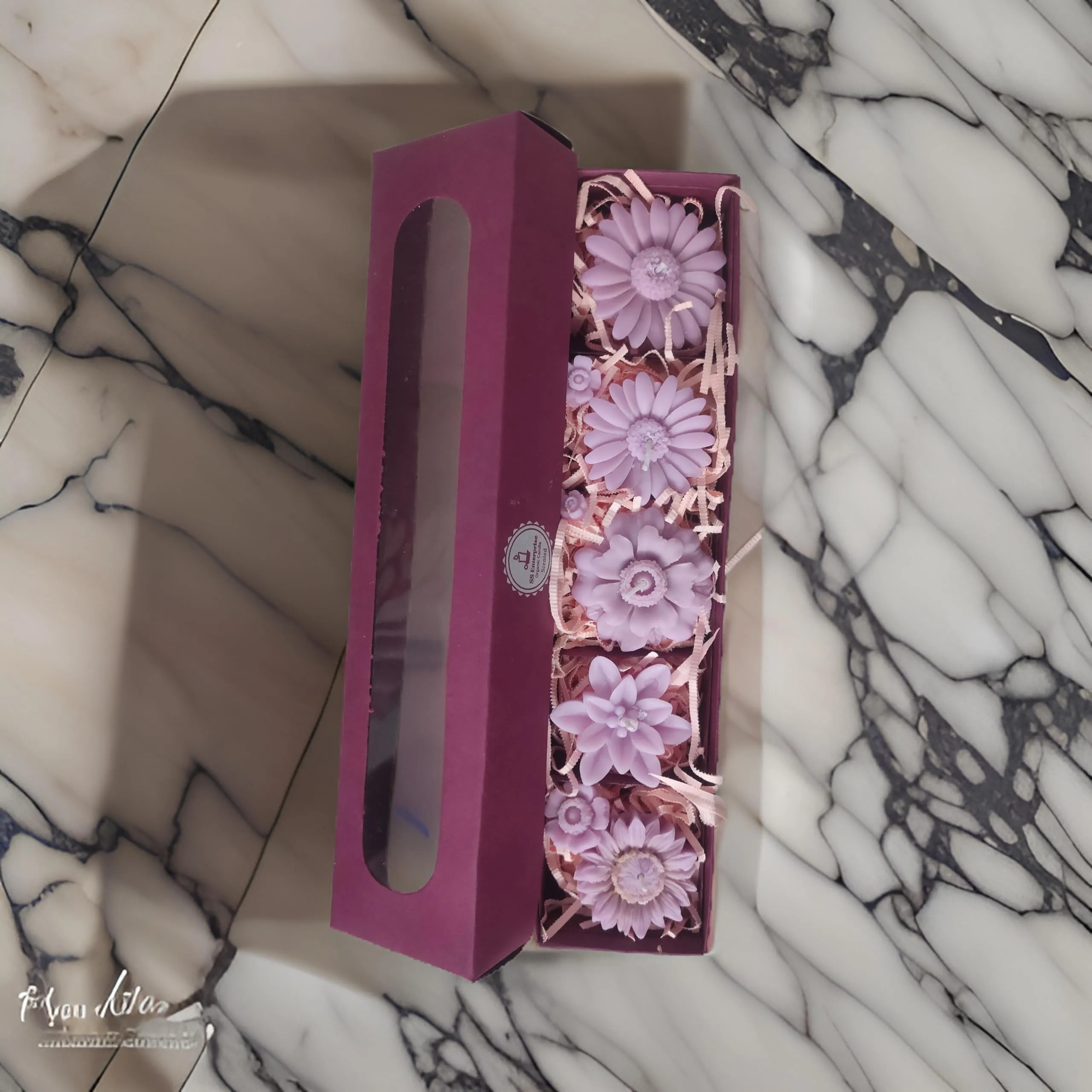 SS Enterprise Floating Candle, SOYA Wax Candles, Organic Candles, Diwali Candles Set of 6