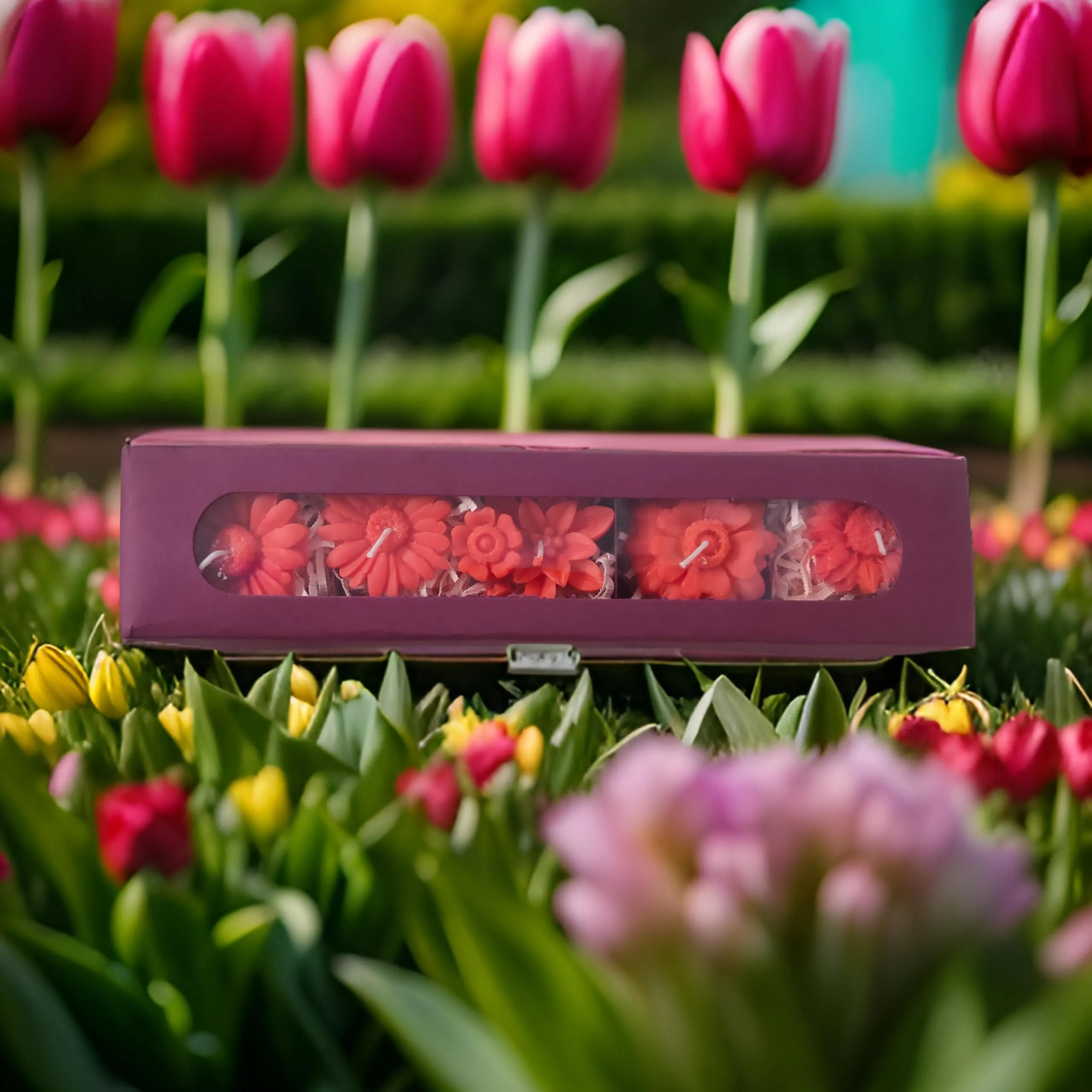 SS Enterprise Floating SOYA Wax Candle Set of 6, Organic Diwali Candles