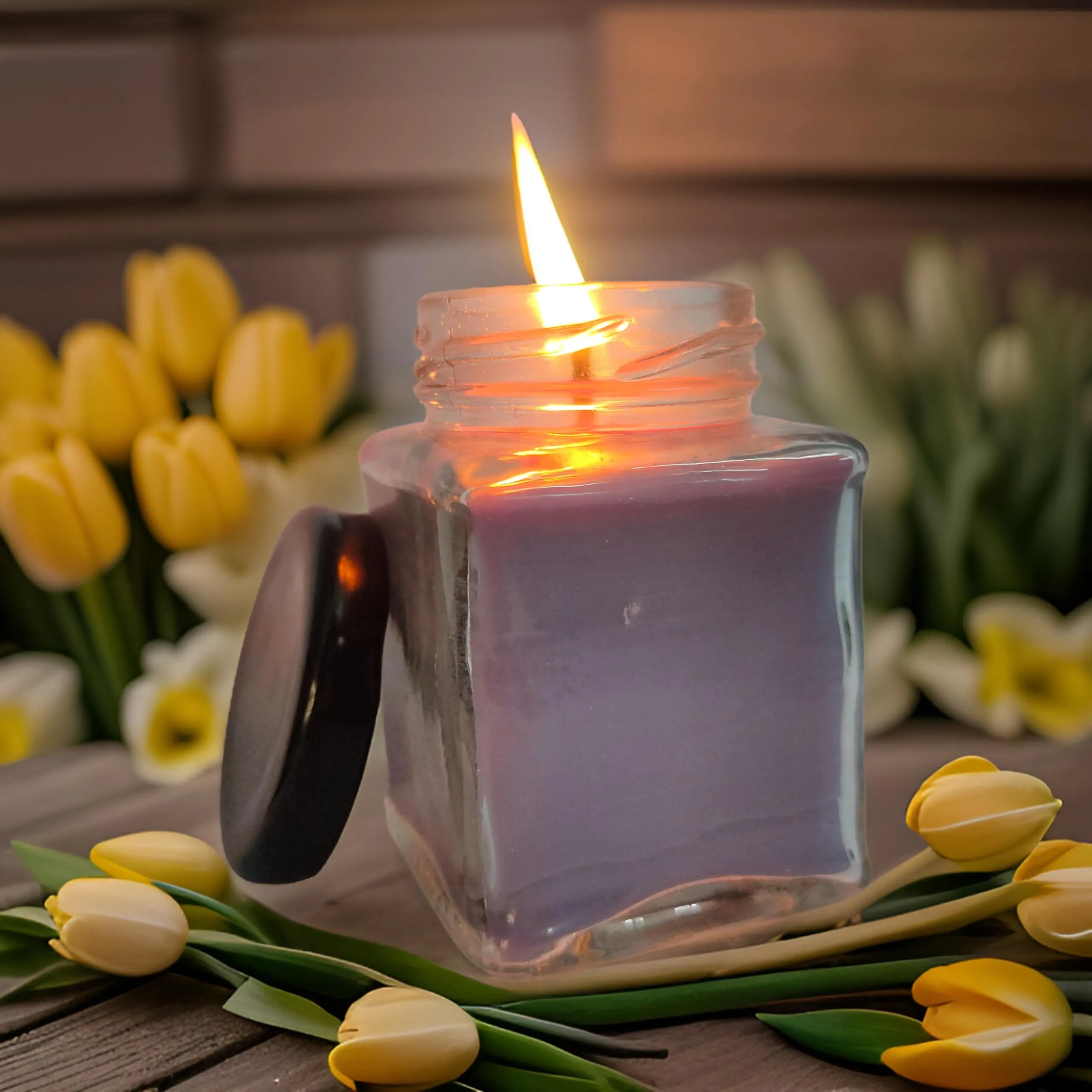 Jar Candle for Home Decorationa | Diwali Candle | Valaentine Day Decoration Candle | Organic SOYA Wax Candle | 44 Hrs Burn Time