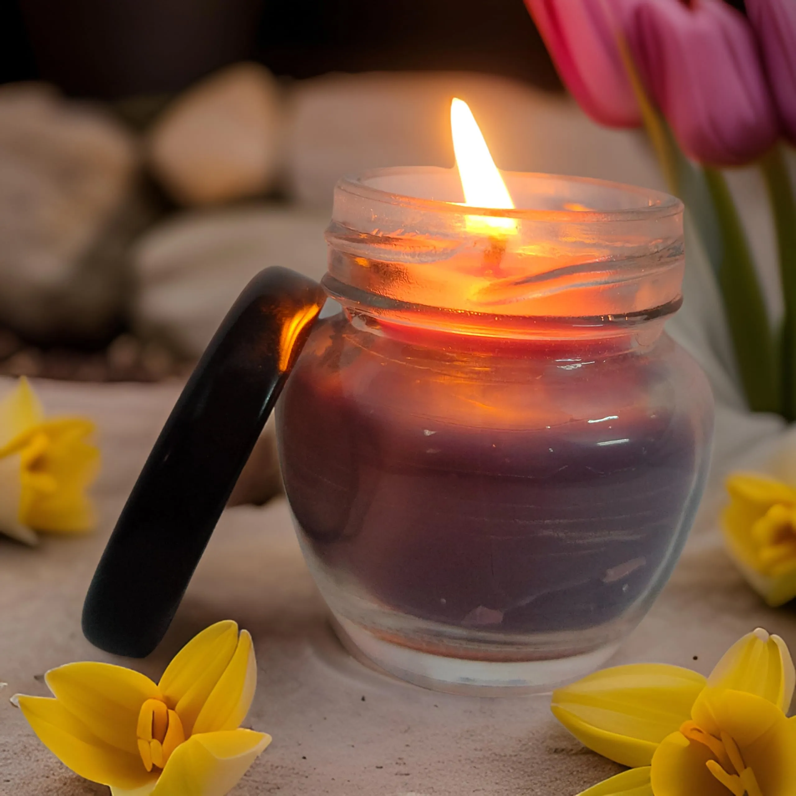 Jar Candle for Home Decorationa | Diwali Candle | Valaentine Day Decoration Candle | Organic SOYA Wax Candle | 44 Hrs Burn Time