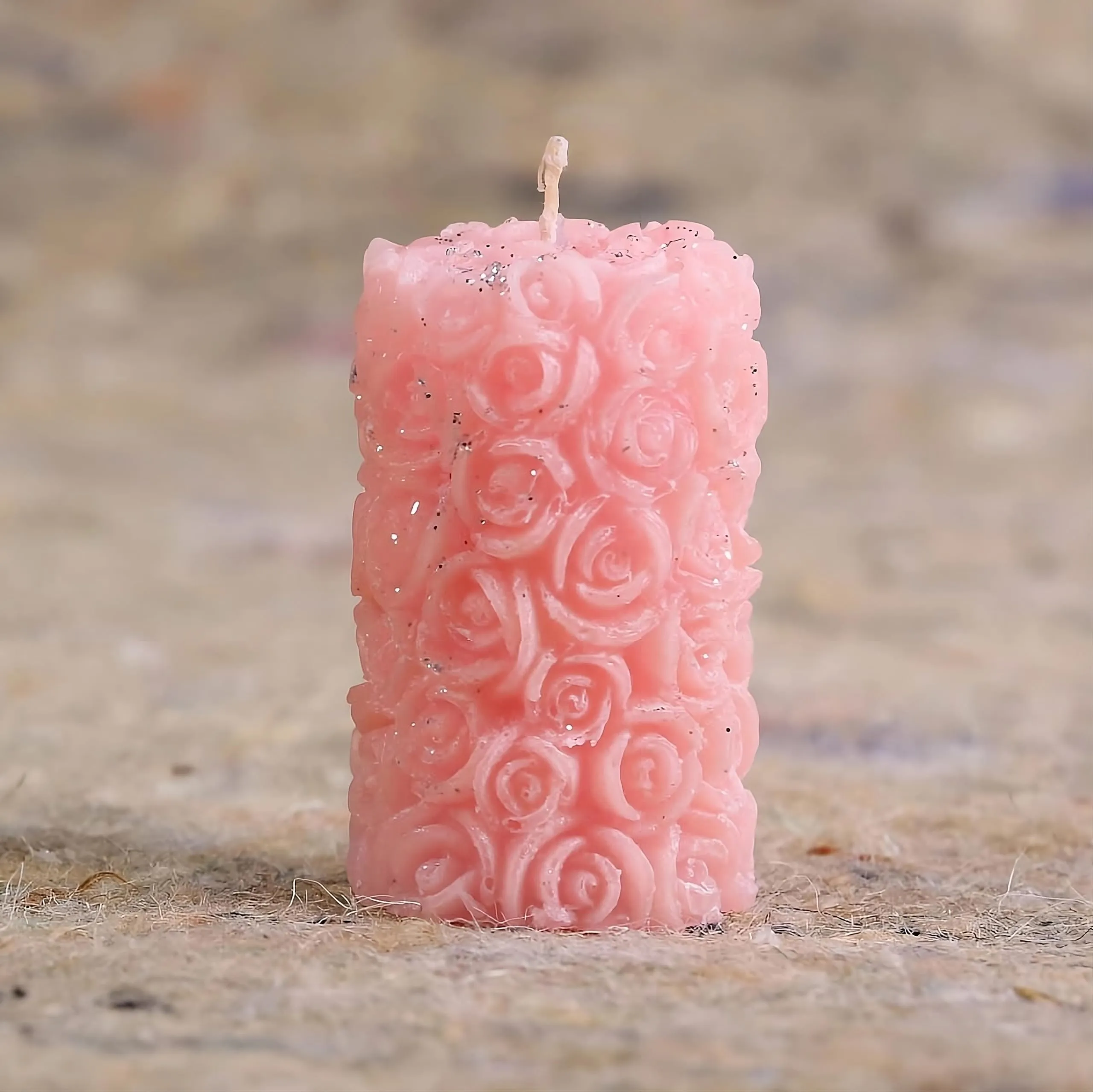 Rose Flower Shape Candle for Home Decor | Romantic Fragrance Candles | Smoke-Free Pillar Candle | Romantic Night