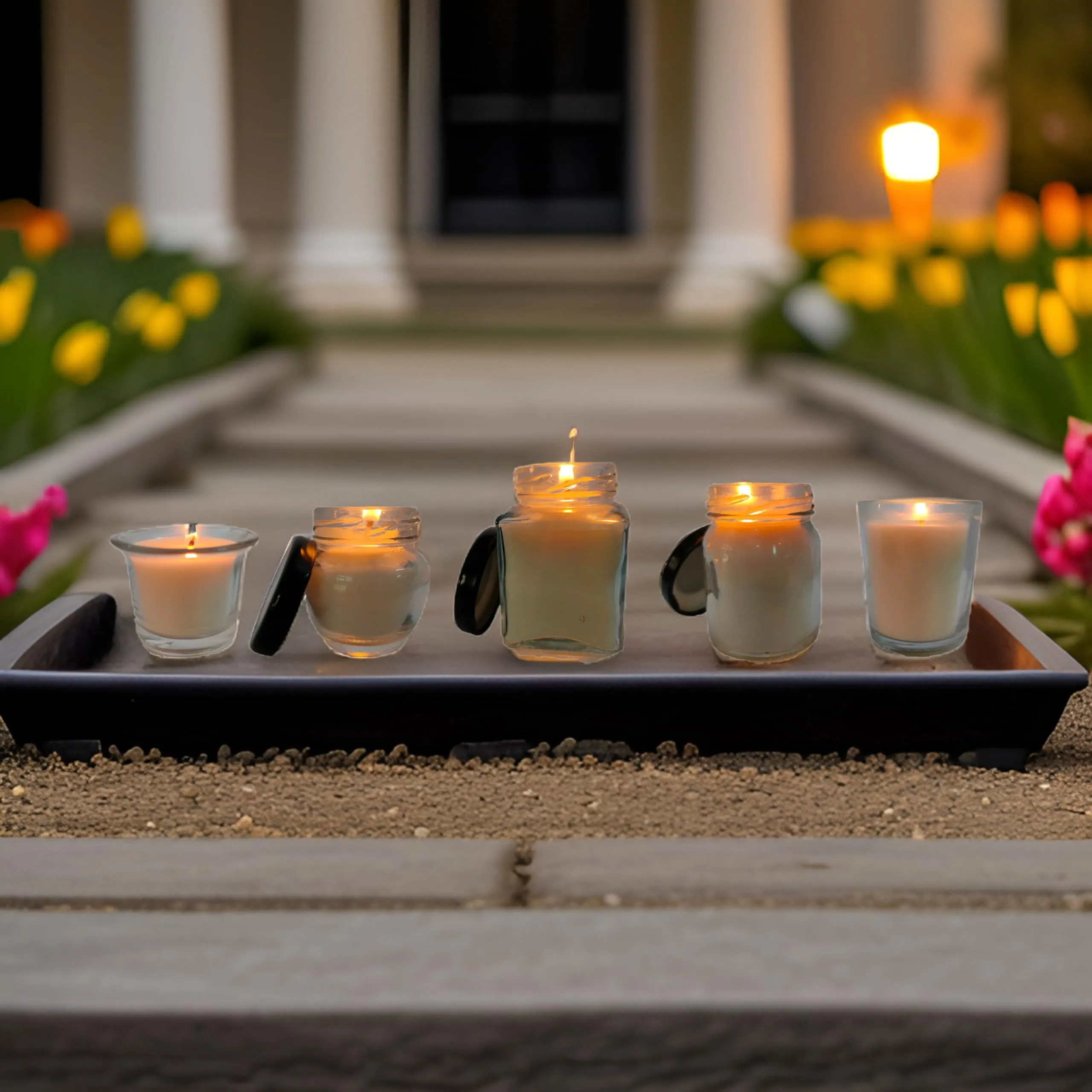 Jar Candle for Home Decorationa | Diwali Candle | Valaentine Day Decoration Candle | Organic SOYA Wax Candle | 44 Hrs Burn Time