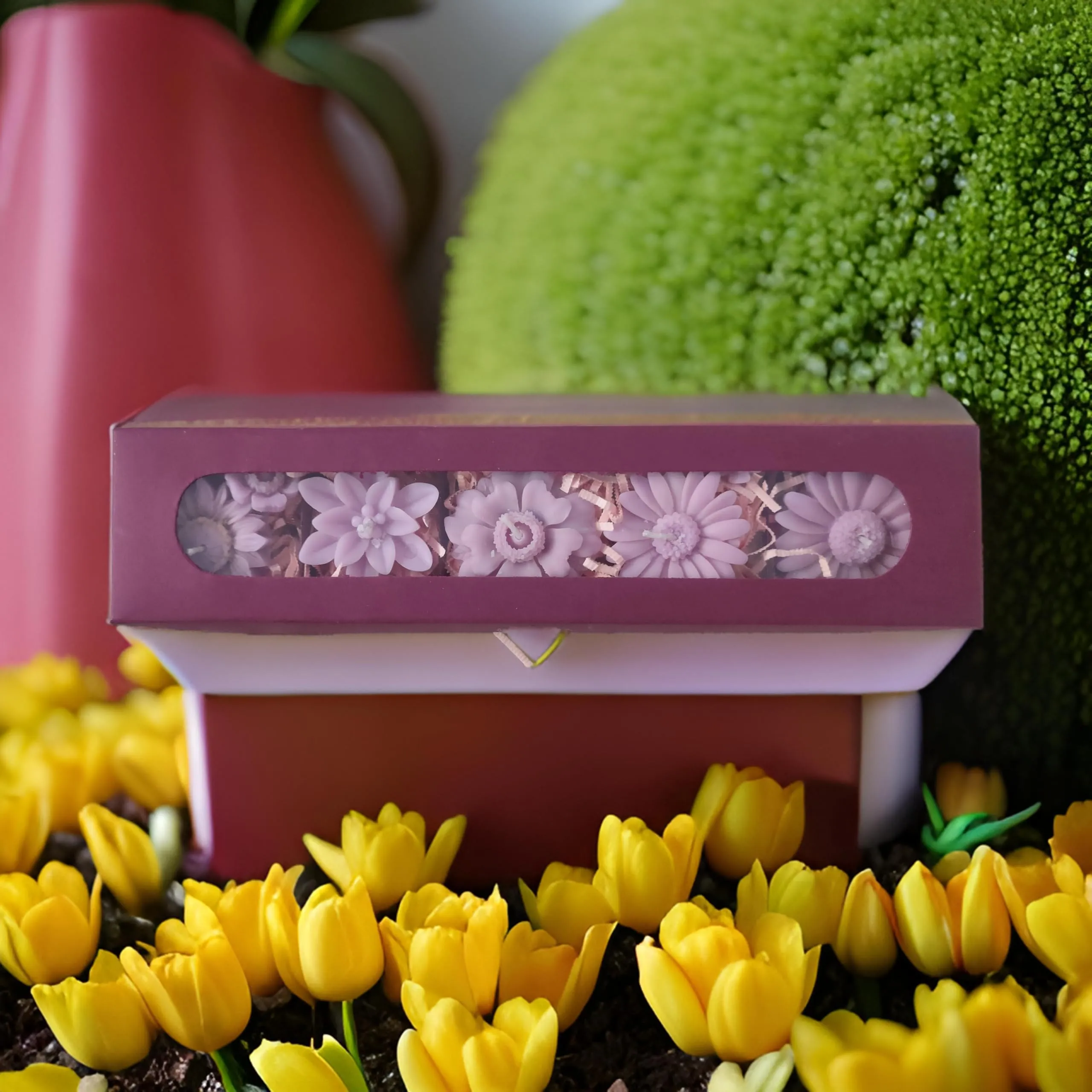 SS Enterprise Floating Candle, SOYA Wax Candles, Organic Candles, Diwali Candles Set of 6