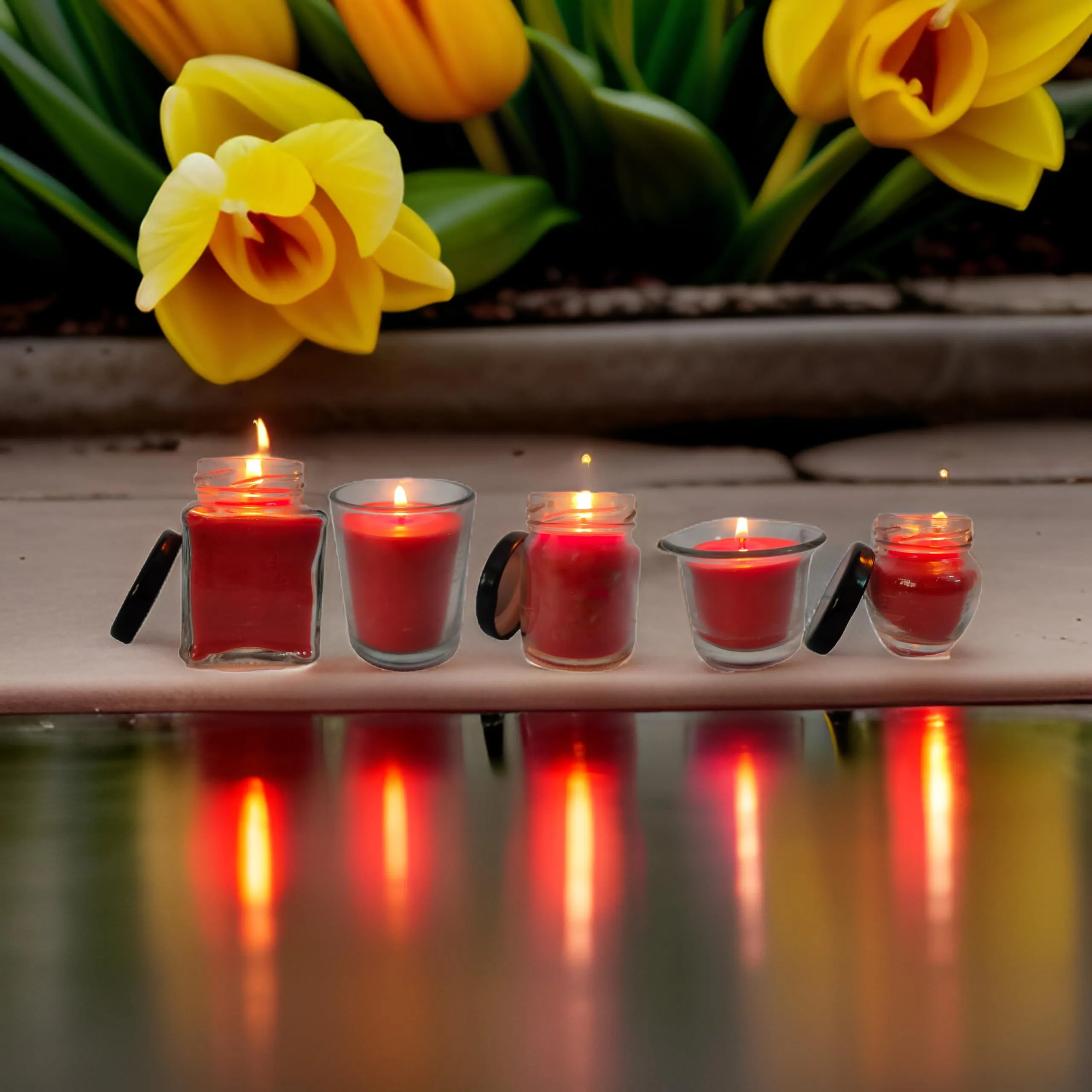 Jar Candle for Home Decorationa | Diwali Candle | Valaentine Day Decoration Candle | Organic SOYA Wax Candle | 44 Hrs Burn Time