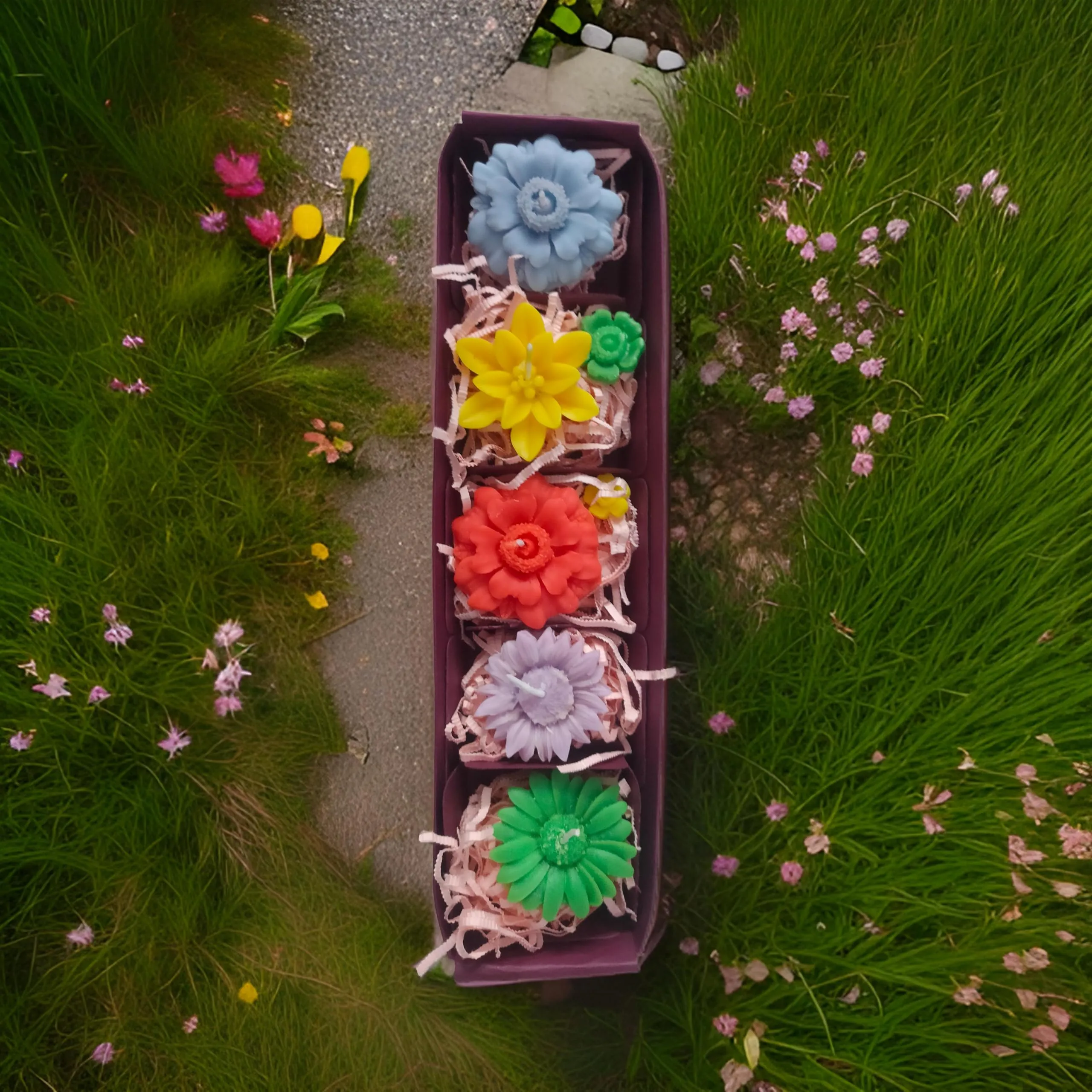 SS Enterprise Floating Candle, SOYA Wax Candles, Organic Candles, Diwali Candles Set of 6