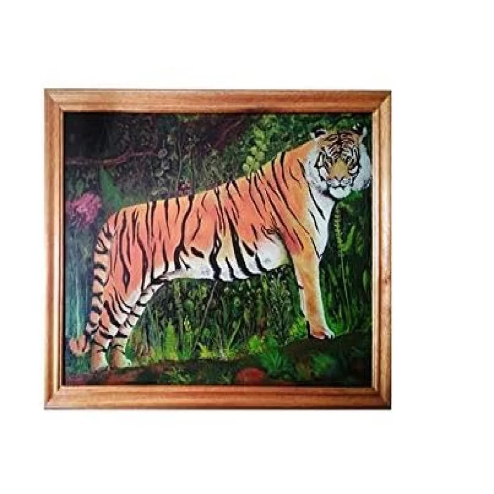 EMPEROR ART GALLERY, tiger art paintings,# Art canvas Print # Best for Gifting,19.4X26.6