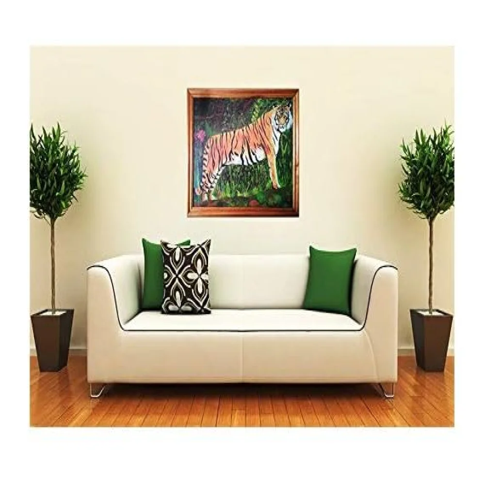 EMPEROR ART GALLERY, tiger art paintings,# Art canvas Print # Best for Gifting,19.4X26.6