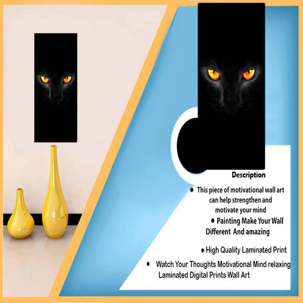 Watch Your Thoughts Motivational Poster Modern Laminated Digital Prints Wall Art