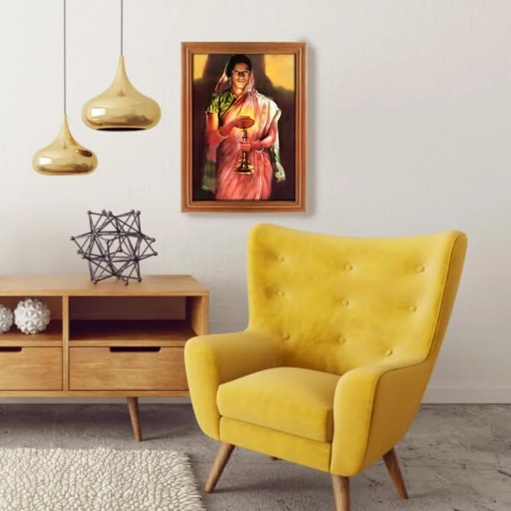 Painting (Lady With lamp)