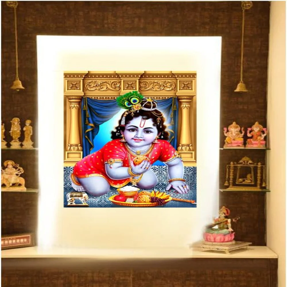 Lords Laminated Digital Print With Hardbord Mounted(12x9.5) in (Lord Laksmi/durga/hanuman/krishna/shiva)