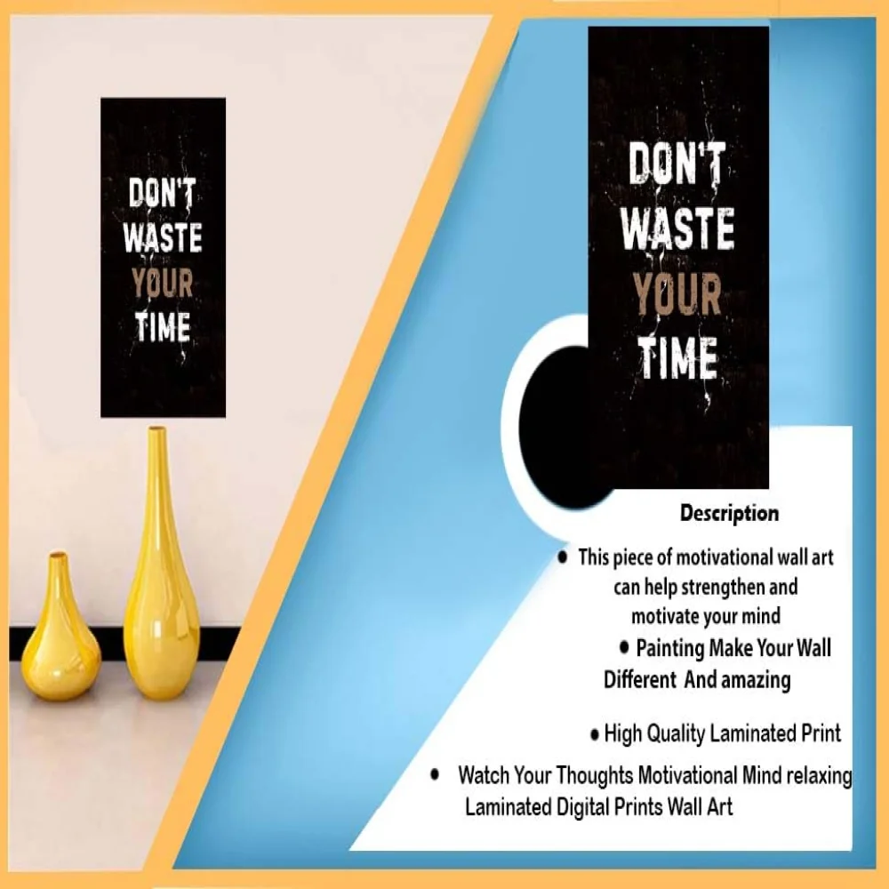 Watch Your Thoughts Motivational Poster Modern Laminated Digital Prints Wall Art