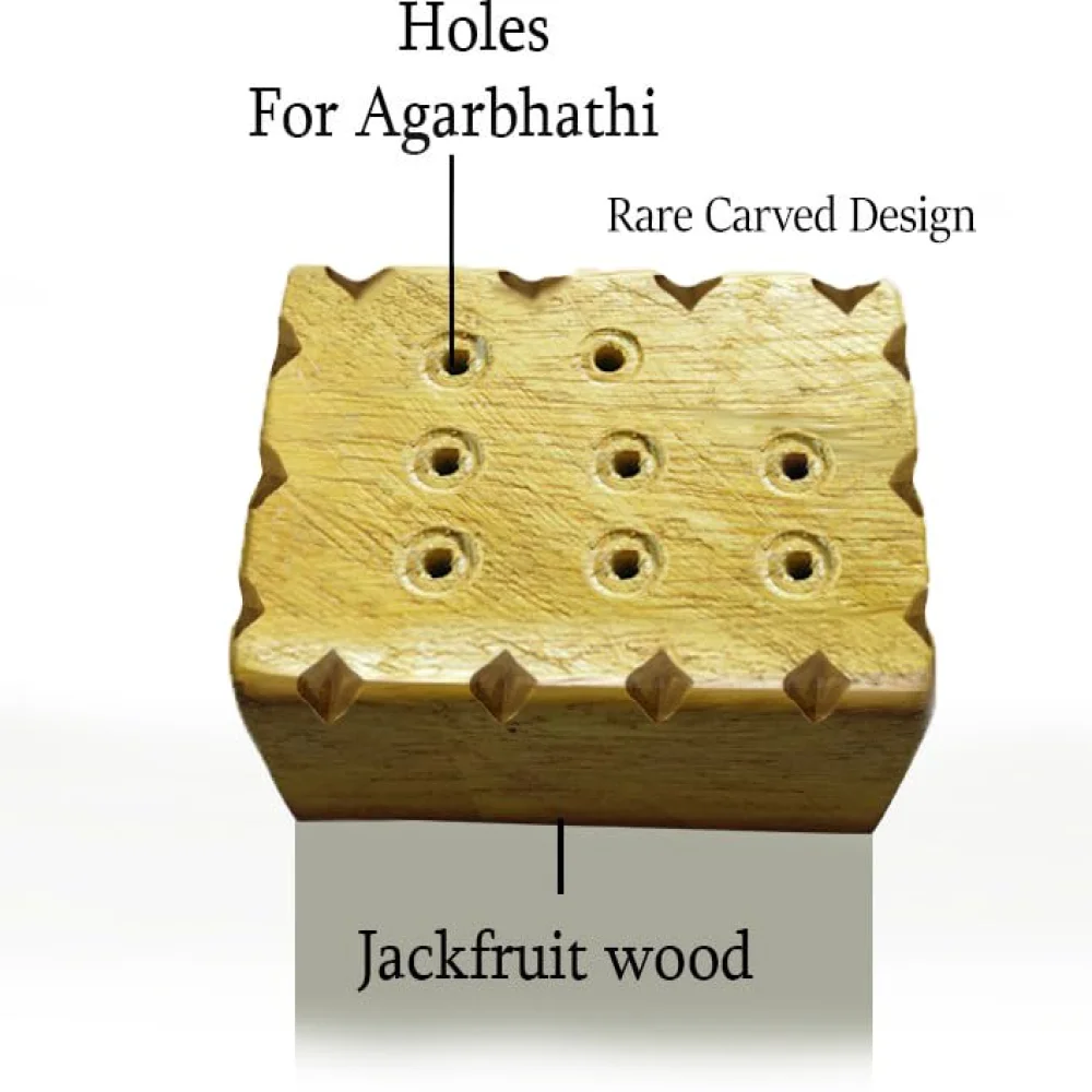 EMPEROR ART GALLERY, Jackfruit Wooden Wooden Incense Holder