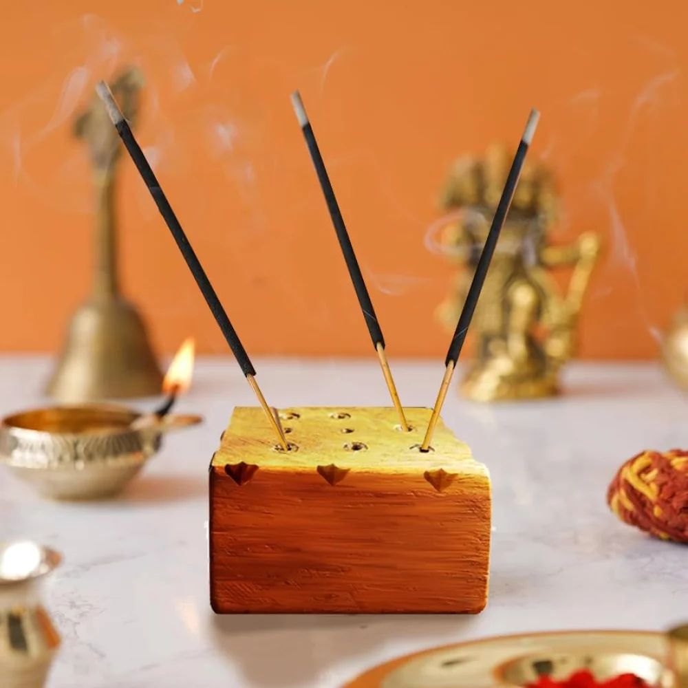 EMPEROR ART GALLERY, Jackfruit Wooden Wooden Incense Holder