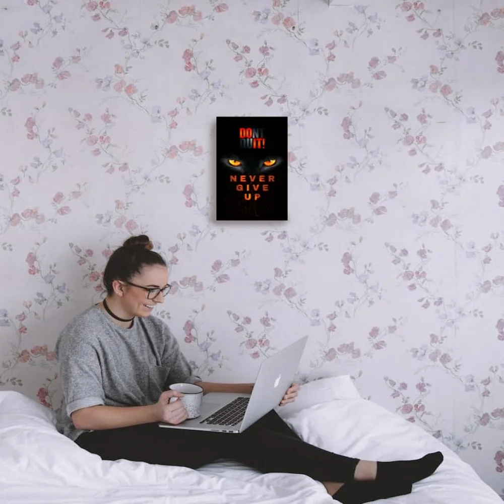 Watch Your Thoughts Motivational Poster Modern Laminated Digital Prints Wall Art