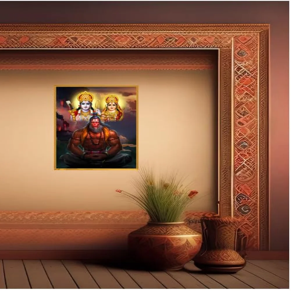 Lords Laminated Digital Print With Hardbord Mounted(12x9.5) in (Lord Laksmi/durga/hanuman/krishna/shiva)