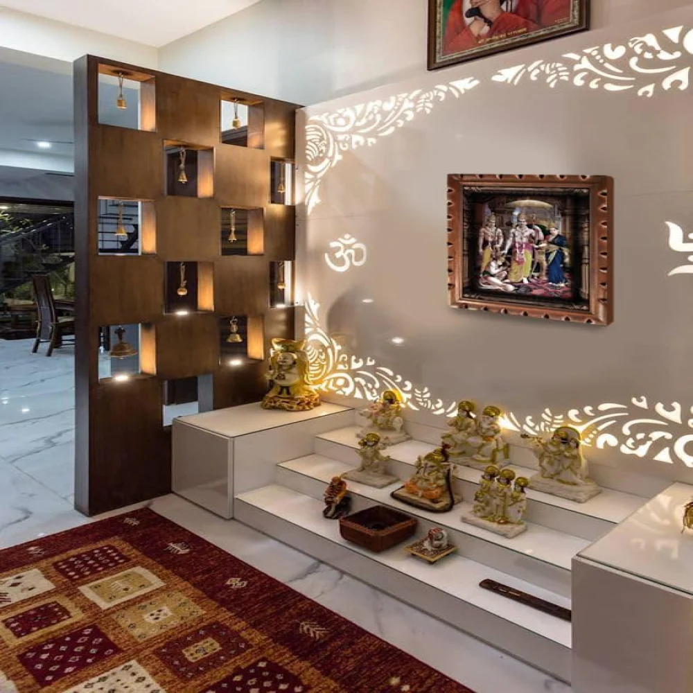 Lord SHRI RAM Darbar Digital Re-Print With Original Wooden Frame (13x10.2) in