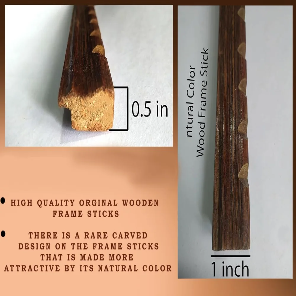 Emperor Art Gallery, Original Wood Frame Stick Only One Stick (Size,49#) Inches