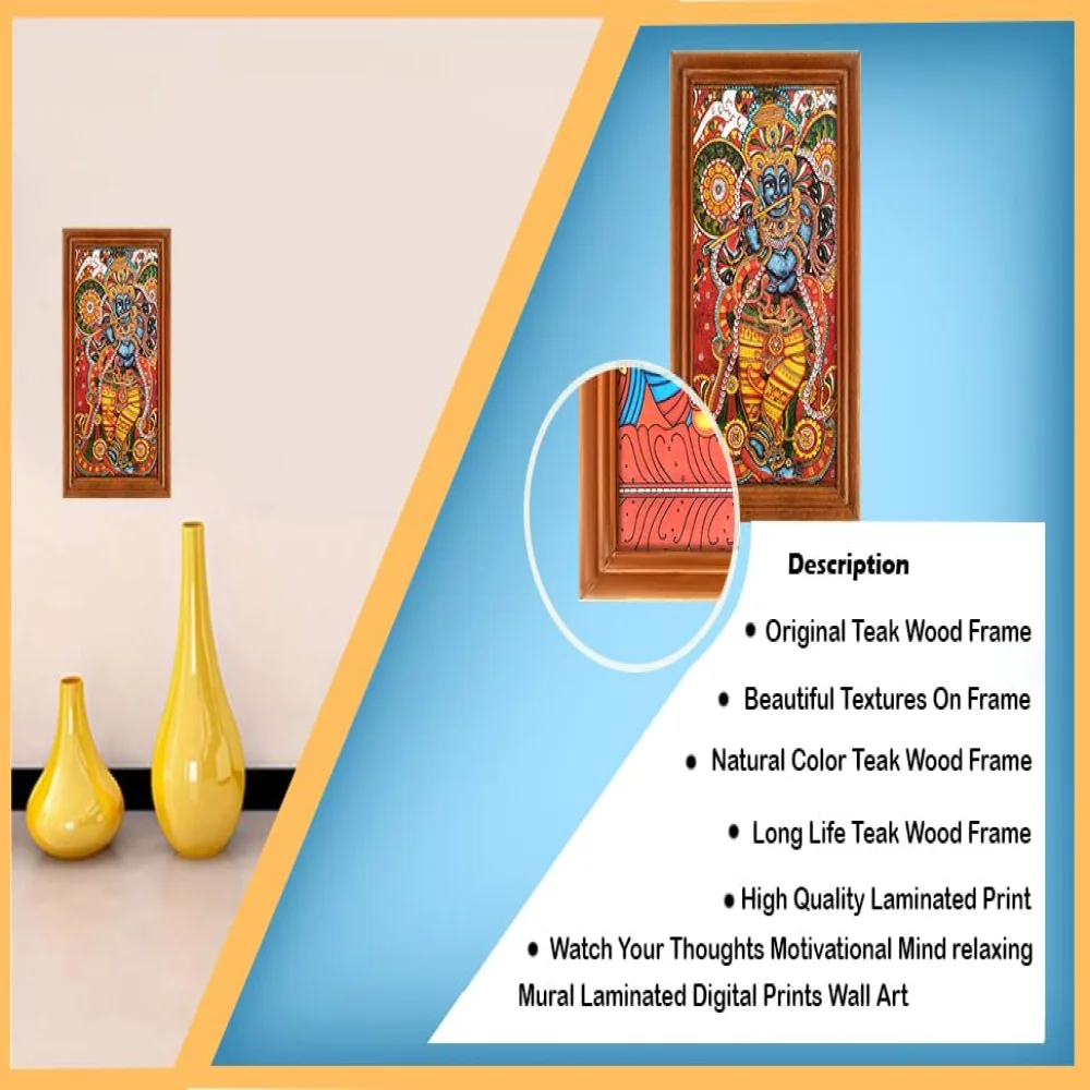 Lords Mural Painting laminated Digital RePrint With Teak Wood Frame