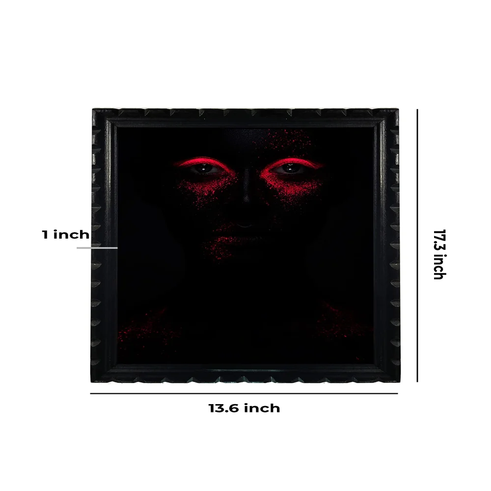 Mperor ,The Black Eye Lady Digital Re Print With Original Wood Frame(17.3x13.6) in