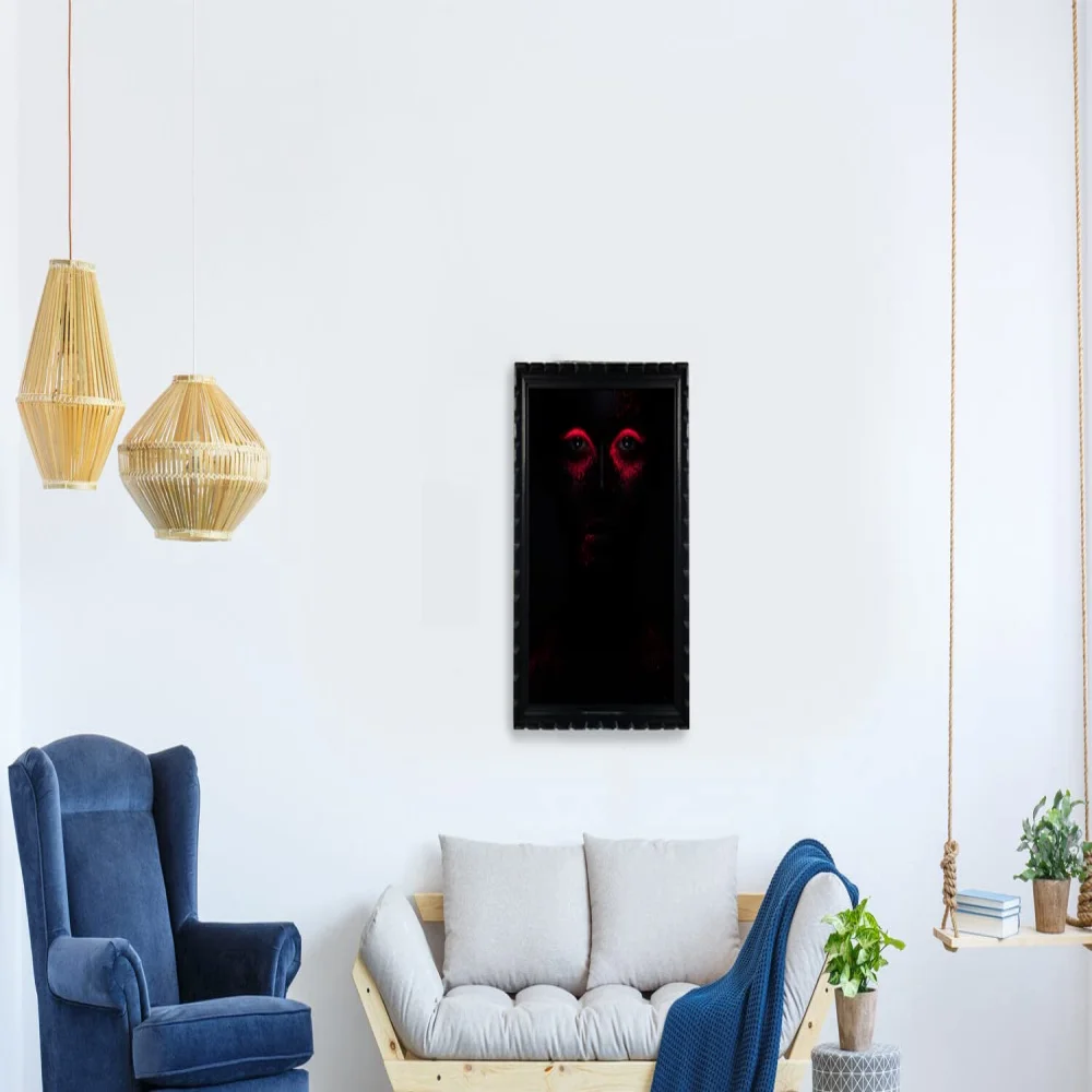 Mperor ,The Black Eye Lady Digital Re Print With Original Wood Frame(17.3x13.6) in