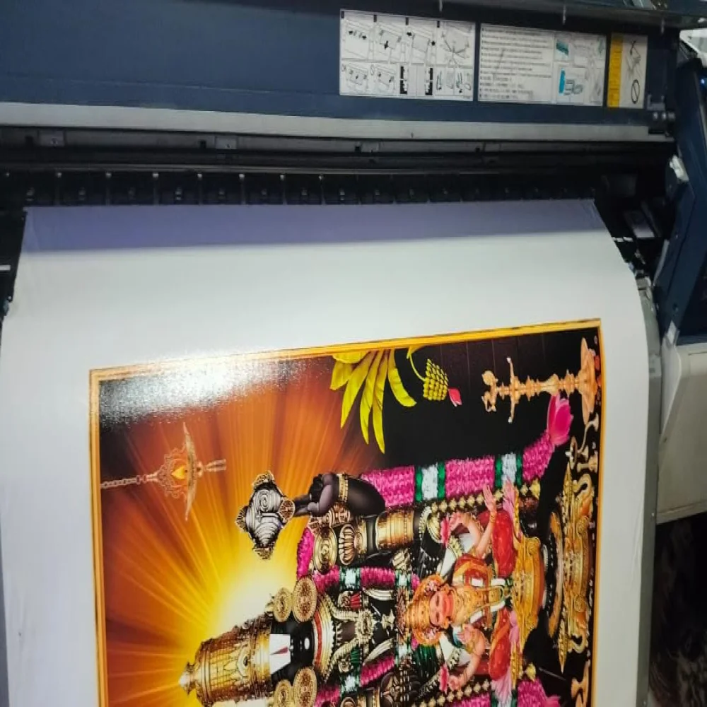 EMPEROR ART GALLERY®,Lord Venkateswara Swamy Canvas Print with Black Wooden Frame, 45 x 24.8 inches, Premium Digital Art