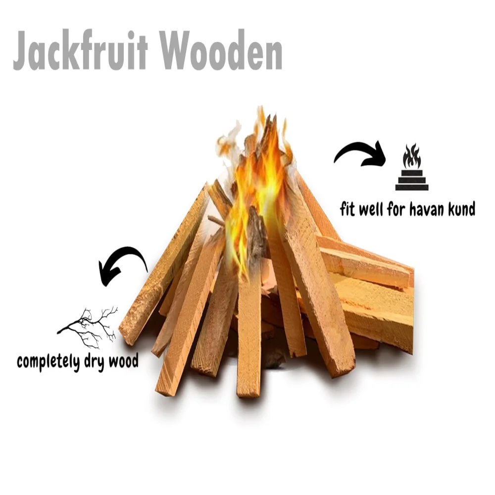 Emperor Art Gallery, Jackfruit Wooden Sticks for Havan Kund, Completely Dry Firewood
