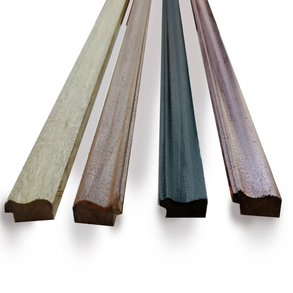 EMPEROR ART GALLERY®,Premium Wooden Frame Sticks, 52 Inch Diagonal Cut Picture Frame Moulding, Natural Pure Wood, Multiple Finishes, 2 Inch Width, Set of 4