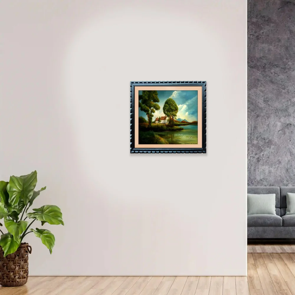 EMPEROR ART GALLERY®, Landscape Wall Art Print, 50.8 x 38.1 cm, Premium Wooden Frame, Film Laminated Photo