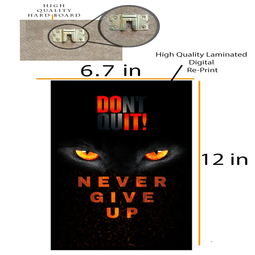 Watch Your Thoughts Motivational Poster Modern Laminated Digital Prints Wall Art