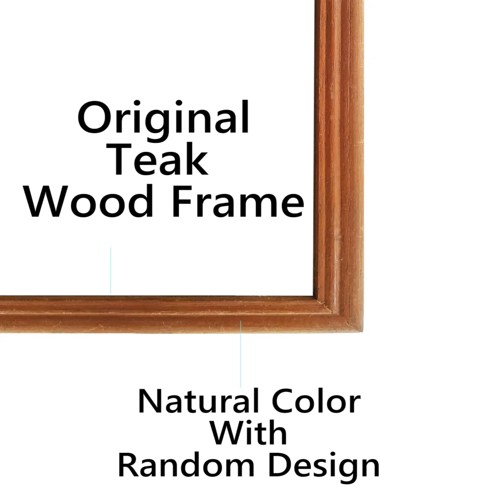 Mperor Wall Deco Teak Wooden Photo Frame size (12x9, 7x 10) in