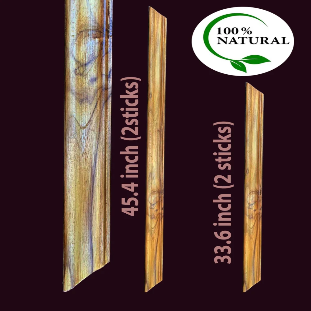 EMPEROR ART GALLERY®,Premium Teak Wood Frame Sticks, 45.4 x 33.6 in Outer Size, 42 x 30 in Inner Size, Natural Wood