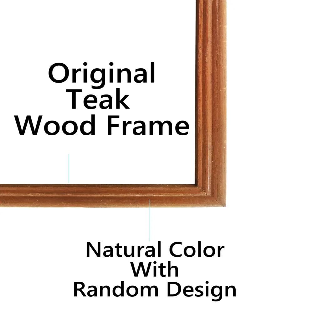 Mperor Wall Deco Teak Wooden Photo Frame size (12x9, 7x 10) in