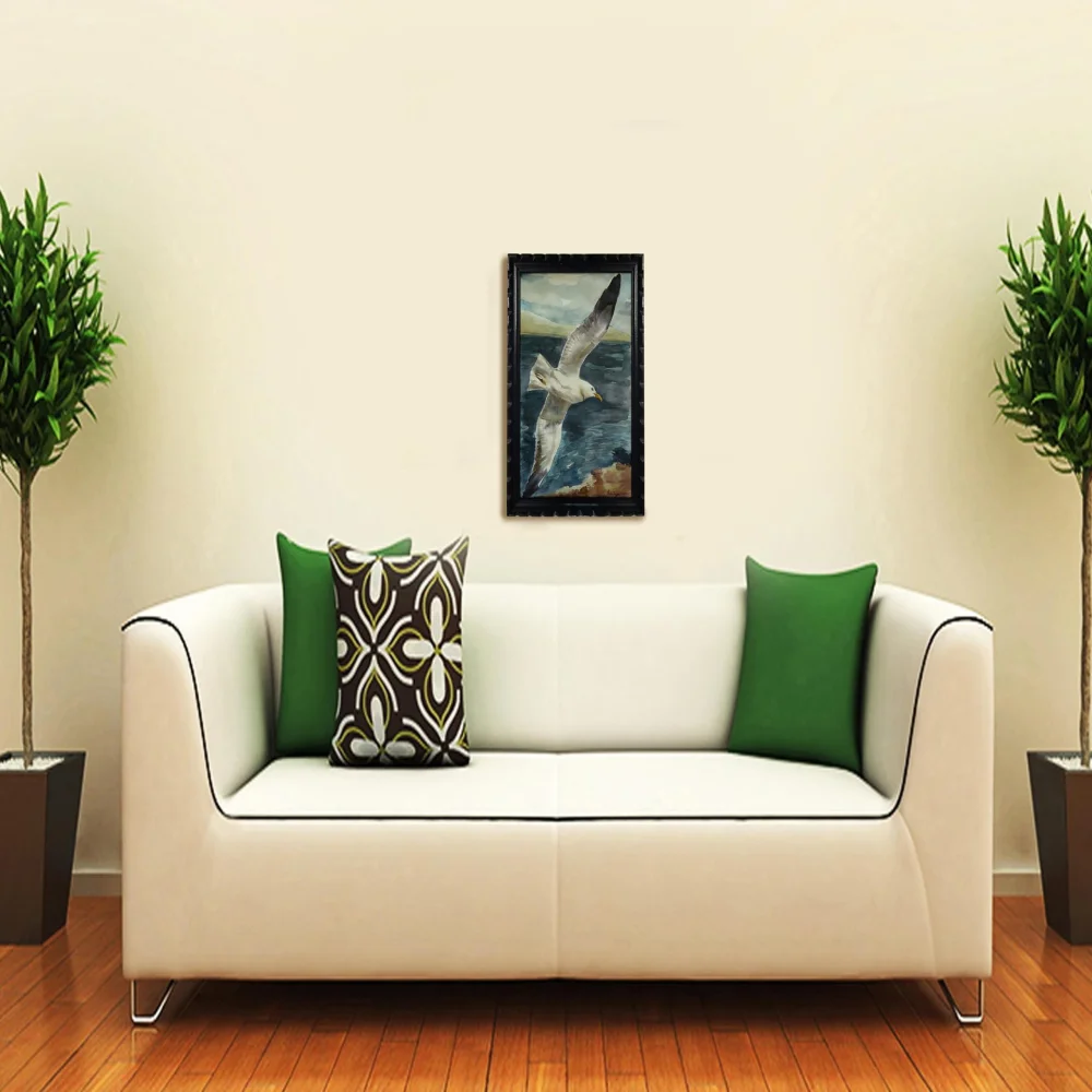 EMPEROR ART GALLERY Mperor, Laminated Digital print With Wood Frame For Wall (18x13.6) in