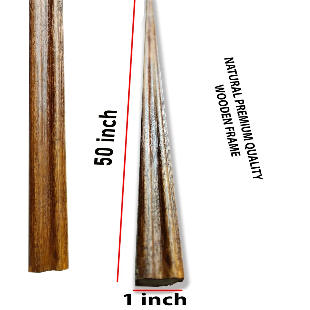 EMPEROR ART GALLERY®,Natural Wooden Frame Sticks, 50 inch Length, Rare and Unique Design