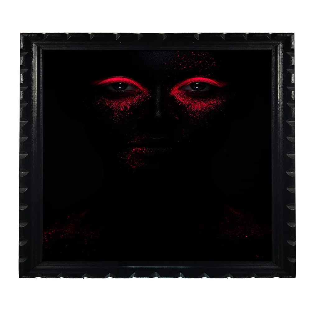 Mperor ,The Black Eye Lady Digital Re Print With Original Wood Frame(17.3x13.6) in