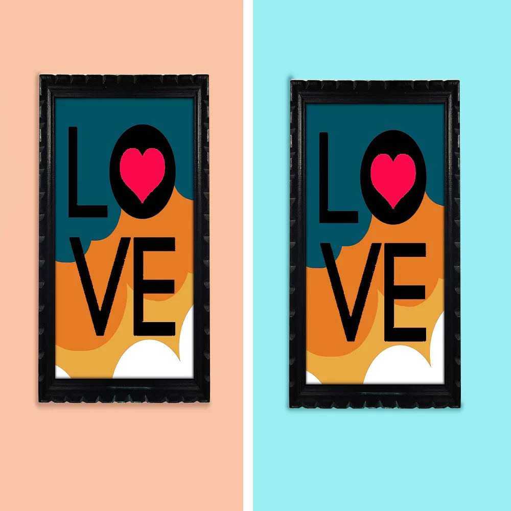 Watch Your Thoughts Motivational Poster Modern Laminated Digital Prints Wall Art Paintings Ready to Hang for Office Living Room Home Decorations and Wood Framed (13.6x19) in